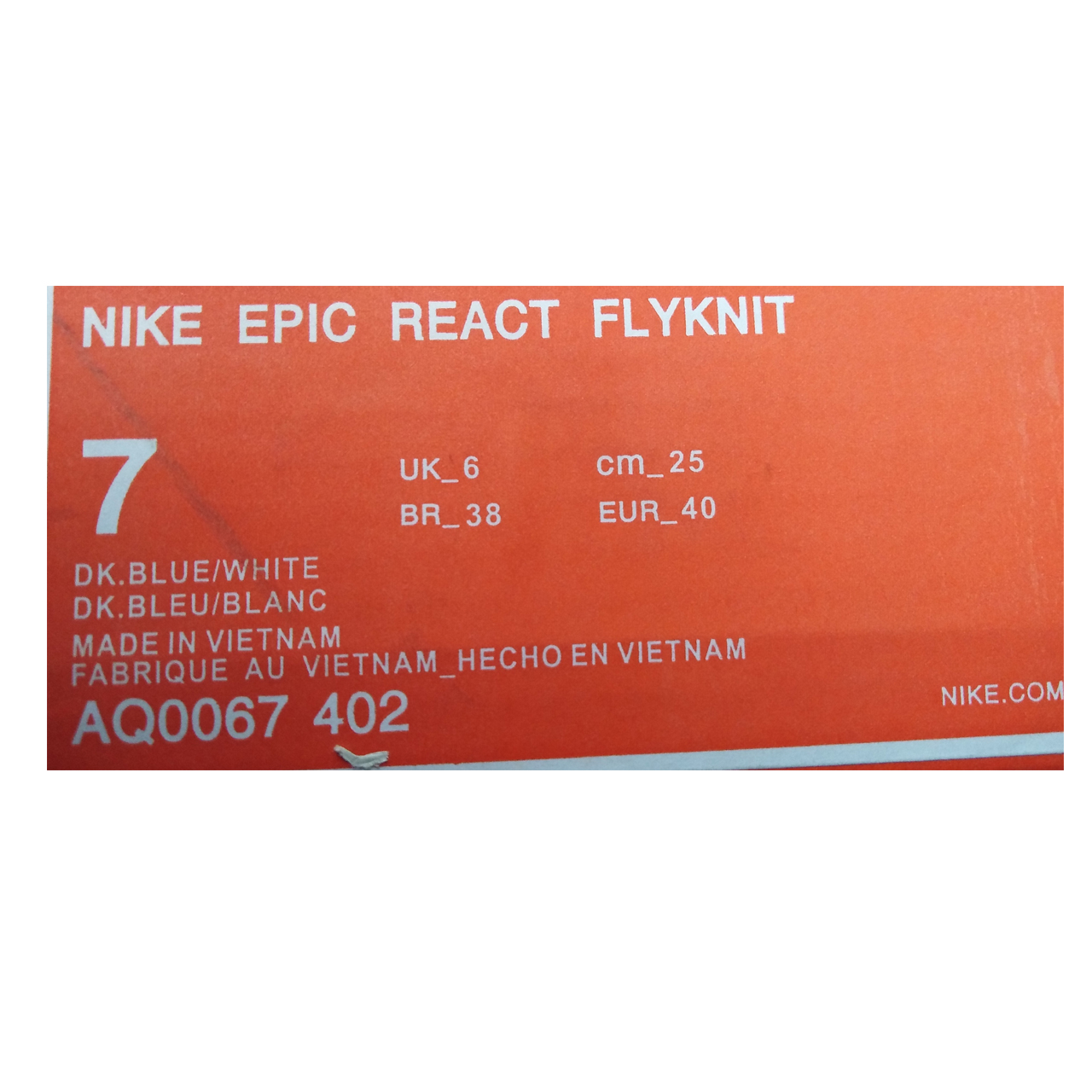کفش مخصوص دویدن مردانه نایکی مدل Epic React Flyknit